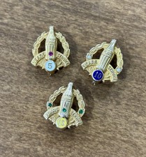 Vintage 10K Gold Coca-Cola Service Pins - 5 / 10 / 15 Years - Lot Of 3 - 7.94 G