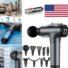 Rechargeable Massage Gun for Athletes Quiet Operation with Long Battery Life