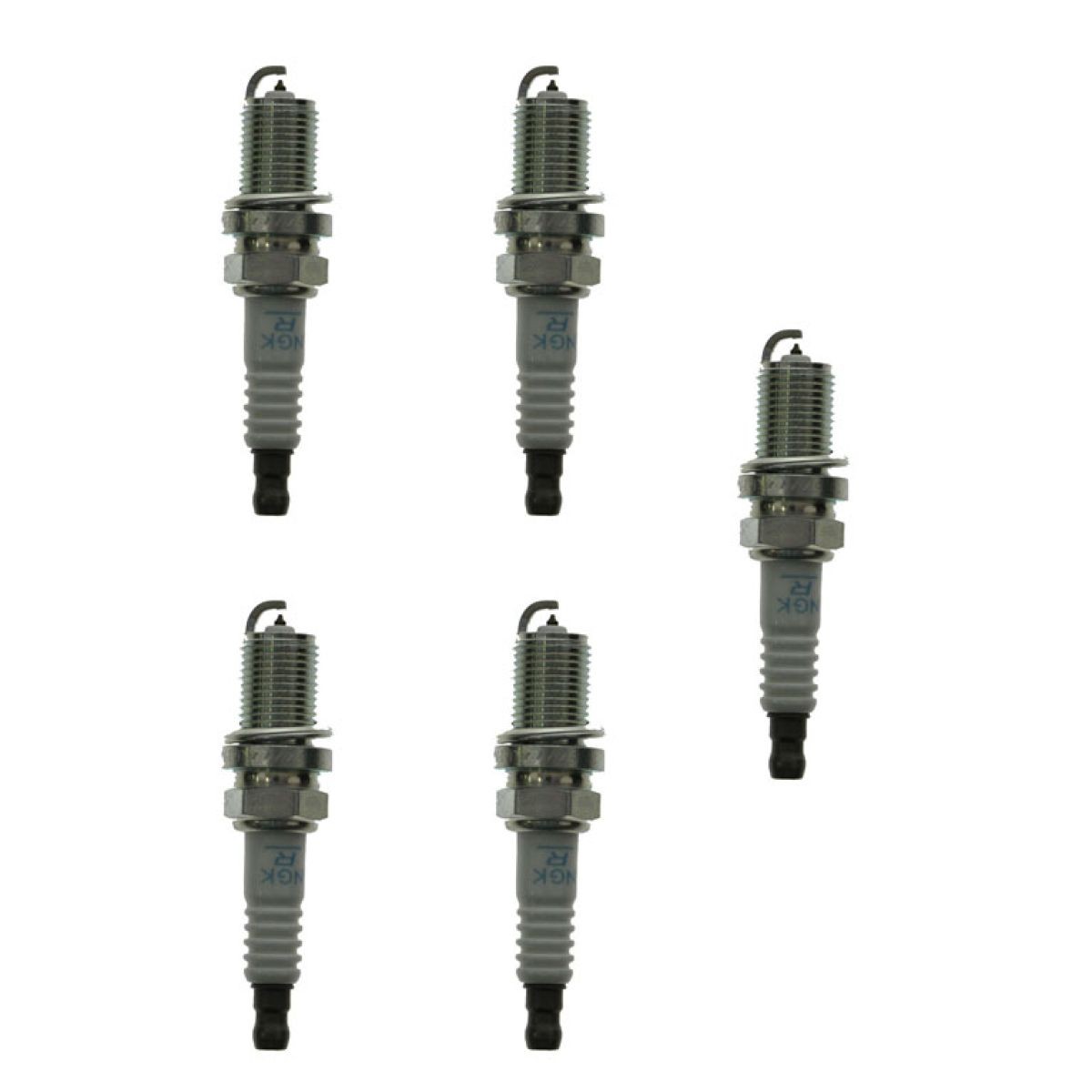 NGK 6458 PFR6Q Laser Platinum Spark Plugs Set of 5 Kit for Audi 200 5000