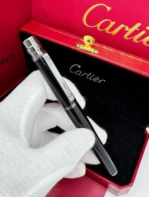 Cartier Trinity de Black Silver RollerballPen Cartier Collection New In Box 2026