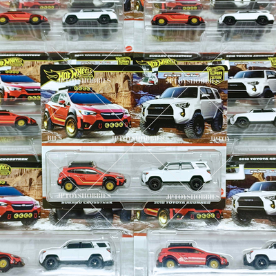 Hot Wheels Twin 2 Pack Subaru Crosstrek 2018 Toyota 4Runner set 1