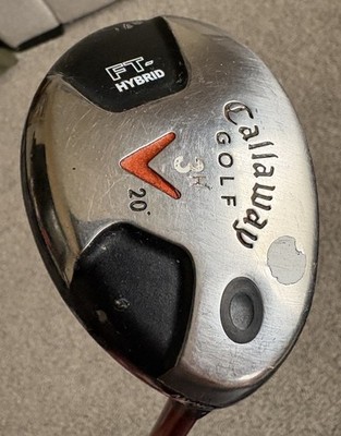 Callaway Golf Fusion FT Hybrid 3H 20* Draw Aldila NVS Senior 85-A 350 RH 40.5''