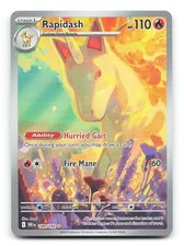Rapidash 189/182 Destined Rivals Holo Illustration Rare IR Pokemon Card NM