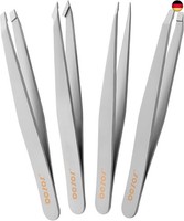 Pinzetten Set 4 St - Edelstahl Pinzette Perfekte PräZision Zum
