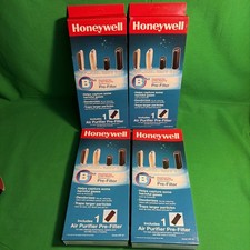 4 Pack! Honeywell Premium Household Gas Odor Reducing Pre-Filter B - New!