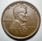 1918  LINCOLN CENT   AU+   #2249