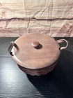 Longaberger Merlot 10" work basket with lid — photo 2