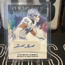 2022 Panini Chronicles Draft Picks Origins Rookie Red Jeremiah Gemmel Auto/149