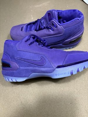 Nike LeBron Air Zoom Generation Court Purple Suede Men's Size 10.5  FJ0667-500