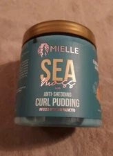 Mielle Sea Moss Blend Anti Shredding  Curl Pudding Infused W/ Saw Palmetto 8oz