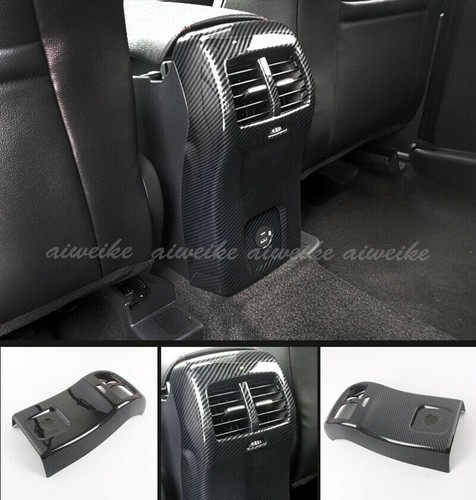For Ford Escape Kuga 2020-2024 Carbon Fiber Rear Air Outlet Vent Panel Cover ABS - Picture 4 of 6