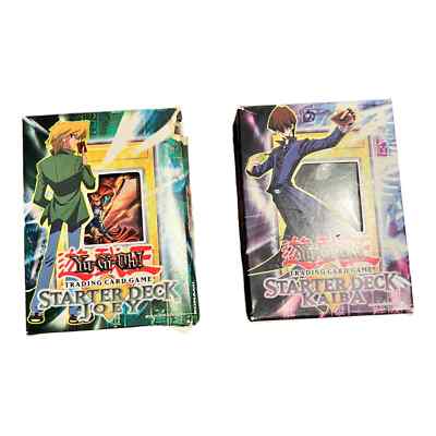 yugioh starter deck kaiba 1996 Yu-Gi-Oh set of 2 starter packs. Joey and Kaiba 1996