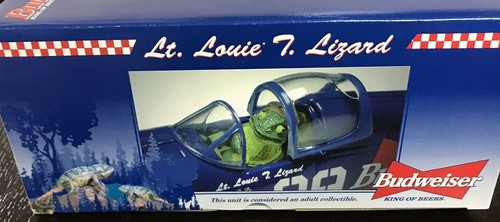 BUDWEISER CORSAIR F4U-1A LOUIE T. LIZARD DIECAST AIRPLANE SPECCAST BANK 47521 - Picture 2 of 2