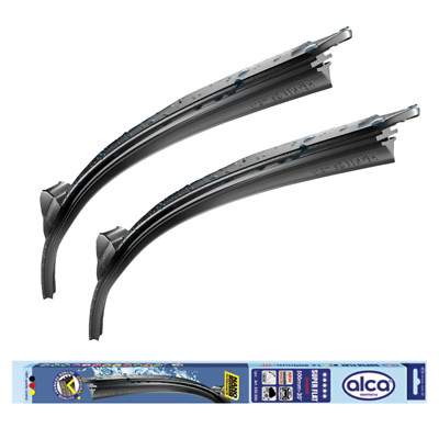 Front Wiper Blades Fit Jaguar XJ 2010-on alca Super Flat Wipers ASF2419PT