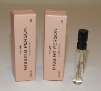 Phlur Missing Person Eau de Parfum 0.12 Oz 4 mL TOTAL Spray Perfume For Women