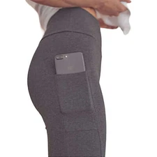 Ambiance Apparel High Waist Bike Shorts with Phone Pocket