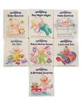 7 Vtg 1980s Luvs Baby Library Board Books Diaper Club Promo HTF Prop Hollywood
