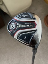 Callaway Big Bertha Fusion 2016 3 Wood 15 Degrees UST Recoil F4 Stiff Graphite