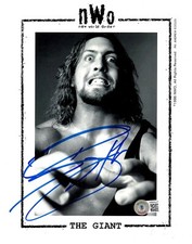 THE BIG SHOW PAUL WIGHT II Autograph SIGNED 8x10 PHOTO NWO WRESTLING BECKETT