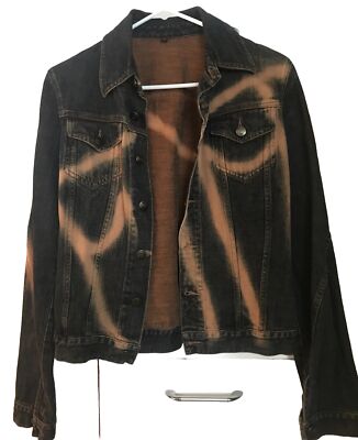 Authentic Cavalli Denim Jeans Jacket XS Excellent Use Condition Made In Italy