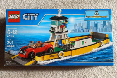 LEGO CITY: Ferry (60119) Complete with Minifigs and Instructions