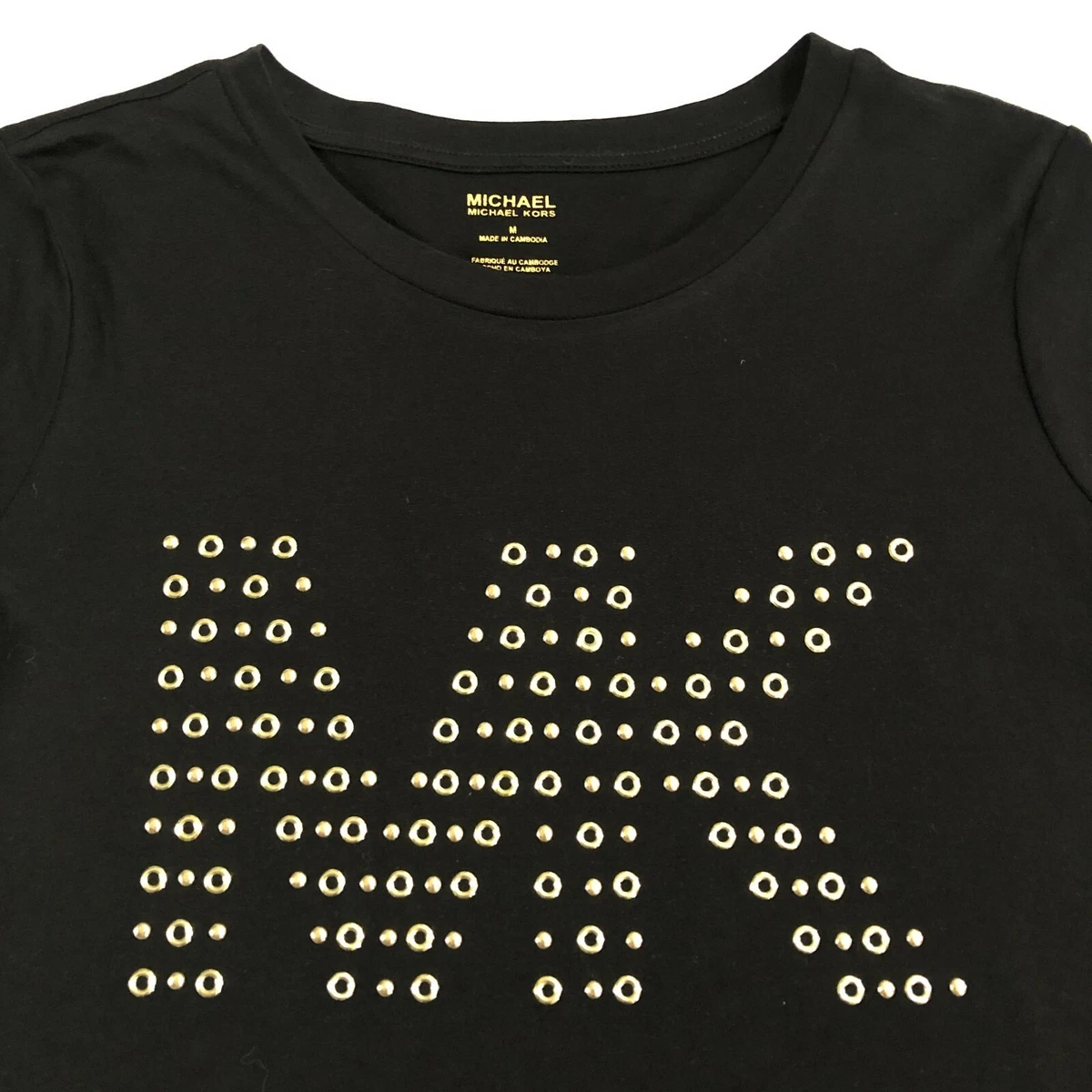 Michael kors on sale t shirt gold
