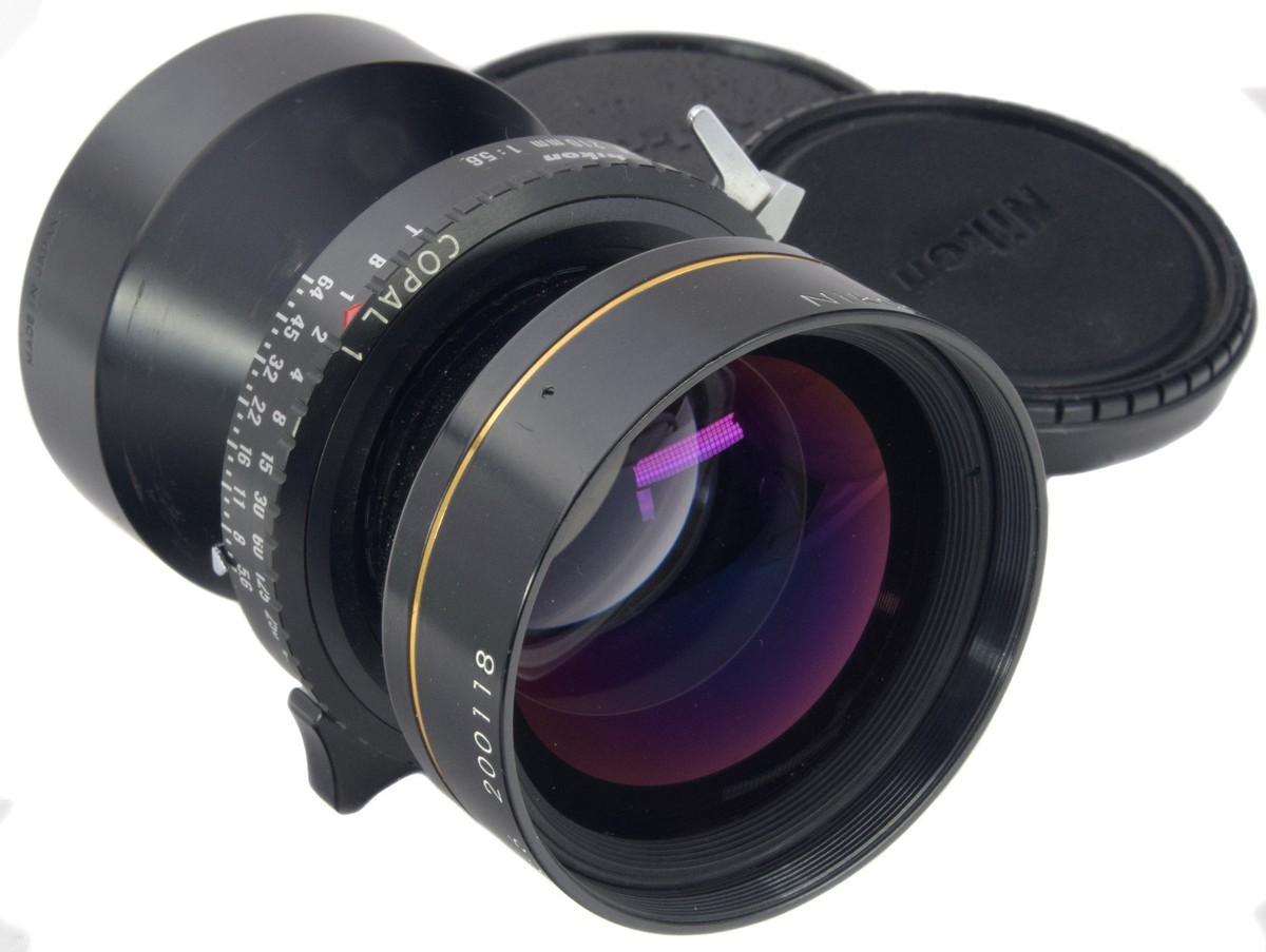 ニコン　ニッコールAM*ED 210mm 1:5.6 Nikon Macro 210mm f/5.6 Nikkor-AM(ED) Lens with Copal #1 Shutter