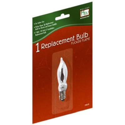 NOMA C7 Flame Tip Replacement Bulbs - 3-Pack For Holiday Christmas Lights