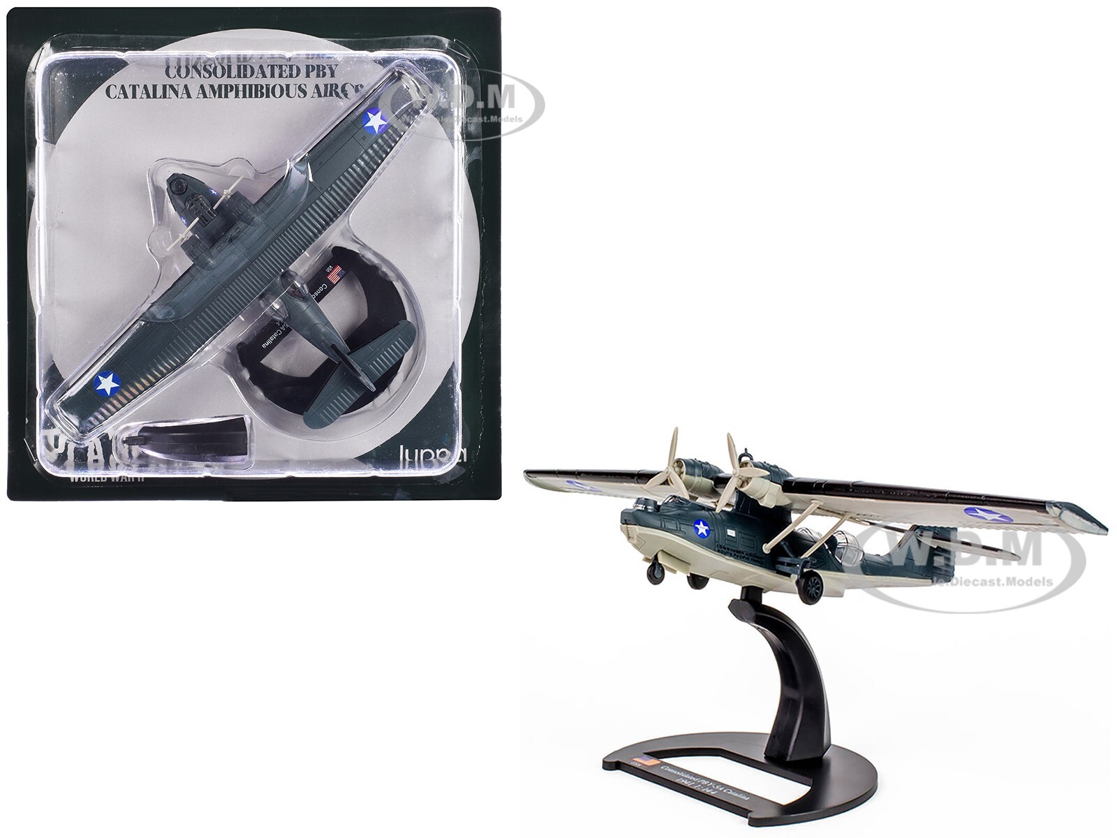 САМОЛЕТ CONSOLIDATED PBY-5A CATALINA ВМС США 1/144, ИЗГОТОВЛЕННЫЙ НА ЗАКАЗ КОМПАНИЕЙ LUPPA LCM034
