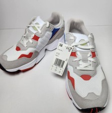 Adidas Yung-96 J Big Kids Size 7 White Red F35271 Chunky Sneakers NEW IN BOX