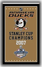 Anaheim Hockey Team Memorable Flag 3x5ft 90x150cm Ducks Champions Super Banner