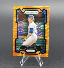 2024 Panini Prizm - #56 Don Sutton Orange Pulsar #/399