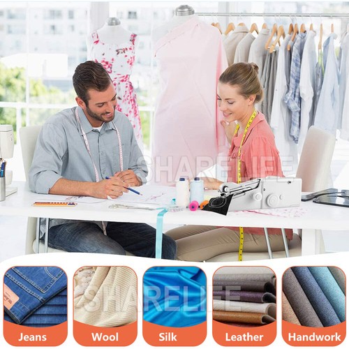 Mini Cordless Sewing Machine Portable Handheld Hand Held Stitch Home Clothes New - Picture 9 of 9