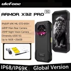 Ulefone Armor X32 Pro 5G IP68 Phone Night Vision Flashlight 64MP Main Camera NFC