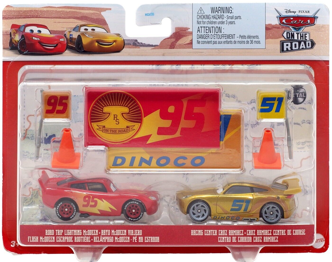 Hmwy-disney Pixar Cars 2 3 Lightning Mcqueen Toys(cruz)