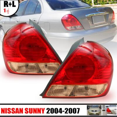 Pair LR Tail Lamp Rear Light For Nissan Bluebird Sylphy Pulsar G10 N16 2004-2007