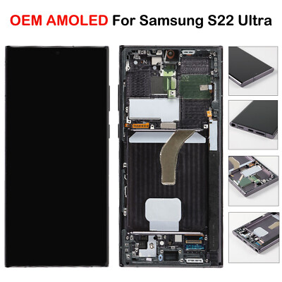 OEM OLED For Samsung Galaxy S22 Ultra SM-S908U/W LCD Display Screen Replacement