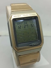 Vintage CASIO HOTBIZ VDB-3000 1491 Databank Quartz Silver Men's Watch for  sale online | eBay