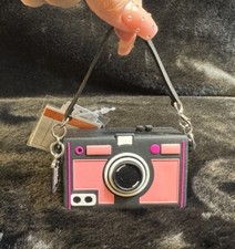 PINK/ Black Camera With Sound:Pocketbac Holder Bath Body Works