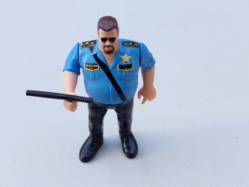 WWF Big Boss Man Figure & Nightstick Accessory...