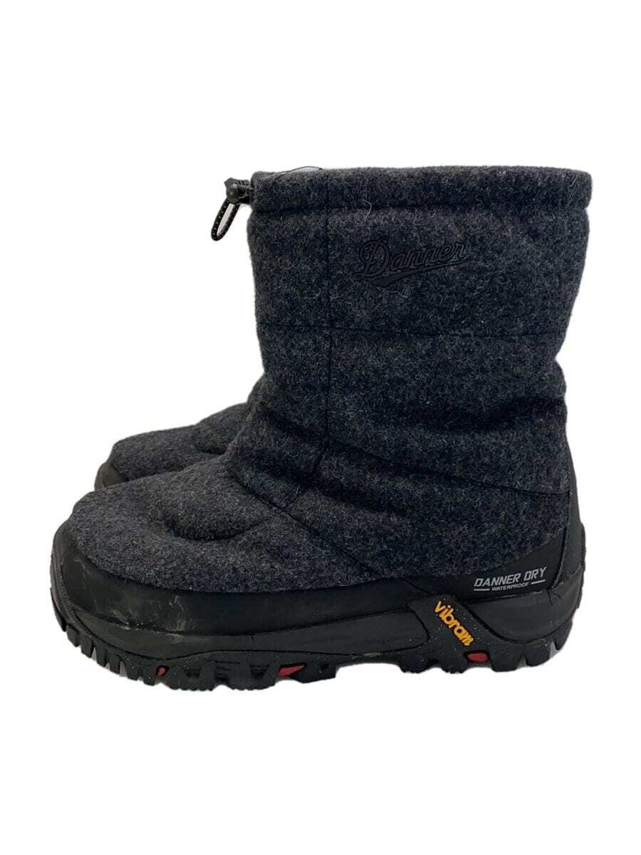 Danner Snow Boots D120034 Black Vibram Fabric Size US5 Waterproof Winter Shoes