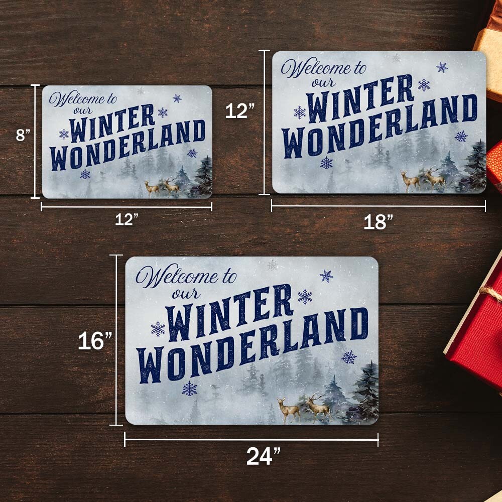 Winter Wonderland Wholesale Novelty Metal Arrow Sign