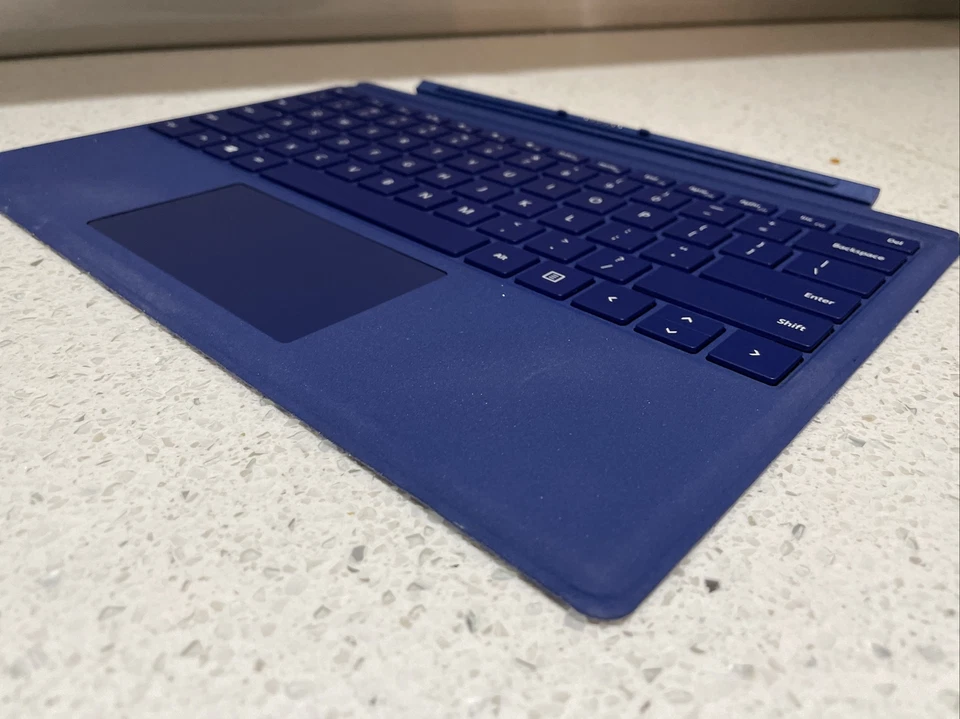Genuine Microsoft Surface Pro 3-4-5-6-7 Magnetic Keyboard, With Backlit, Navy - Image 4 of 4