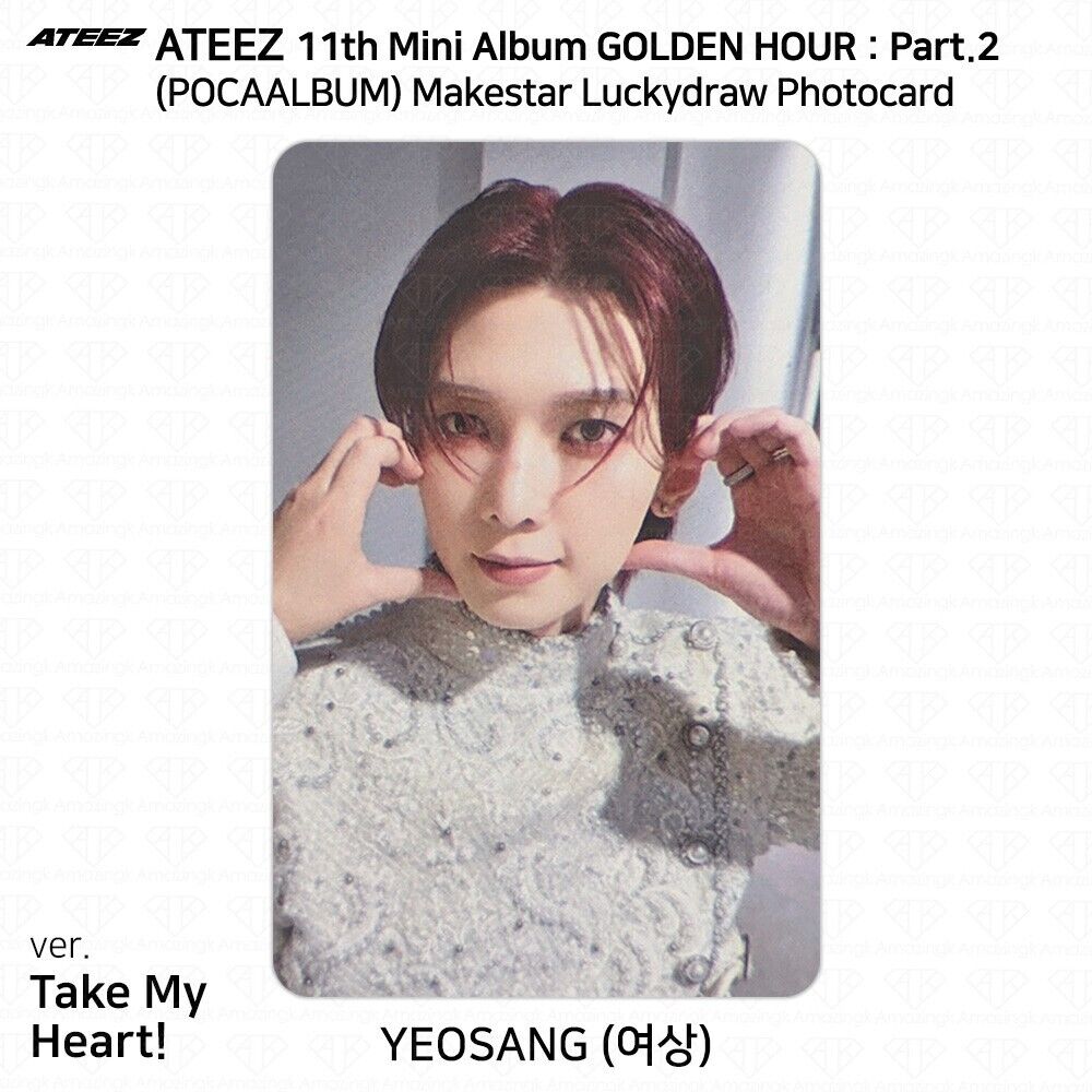 ATEEZ Golden Hour Part.2 Makestar Pocaalbum Luckydraw ATEEZ Golden Hour Part.2 Makestar Pocaalbum Luckydraw