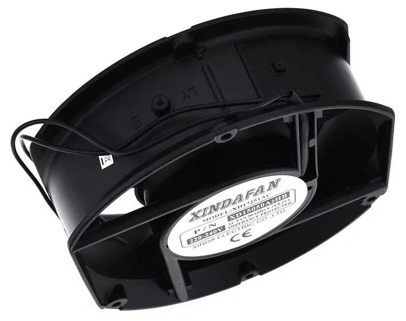 Xinda Lüfter, 172 x 150 x 50 mm, Kugellager, Ventilator, 255 m³/h, 230 V / 50 Hz - Bild 4 von 4