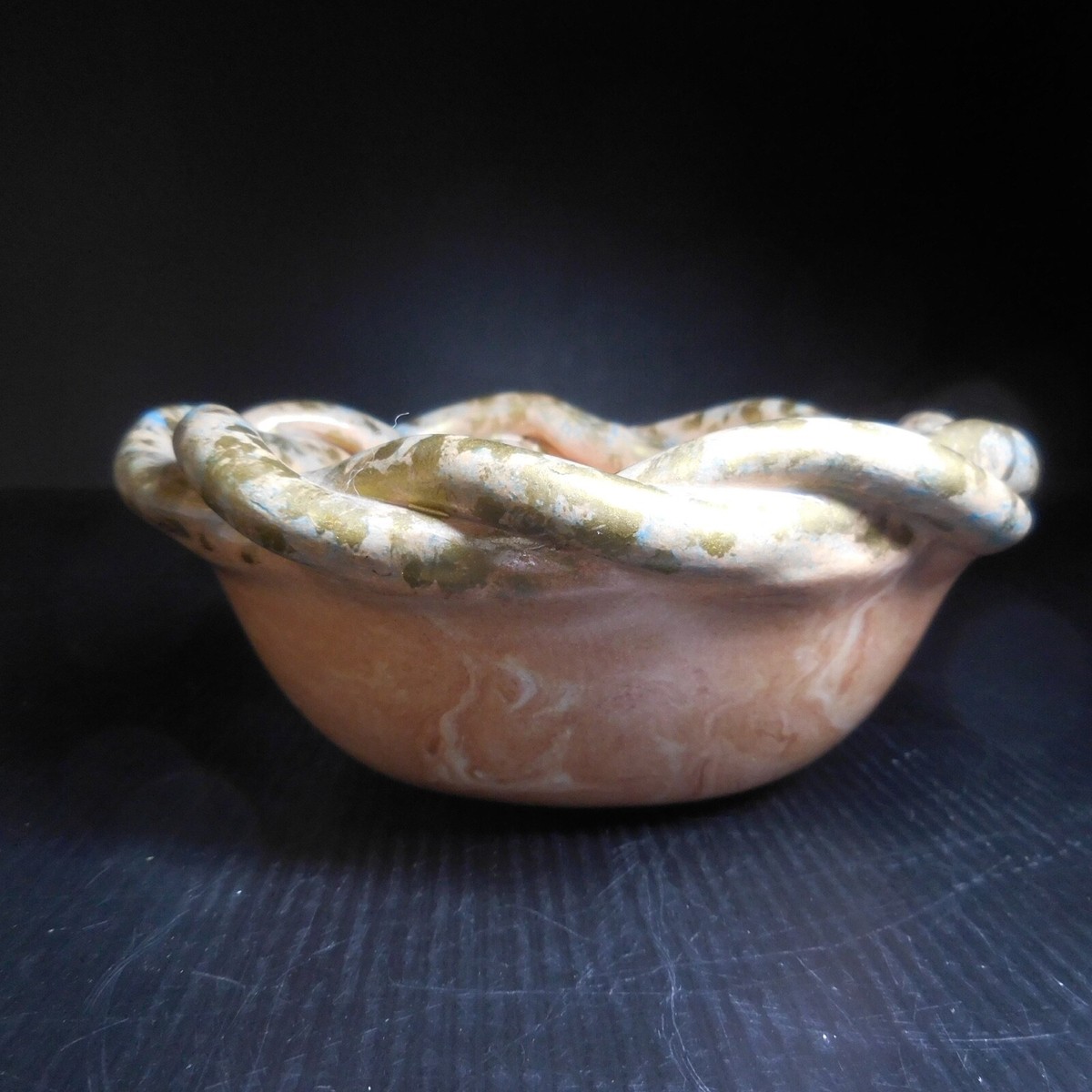 POTTERY　3点 Cut Tidy Ceramic Slip Pottery Vintage Handmade HEROY N7898 | eBay
