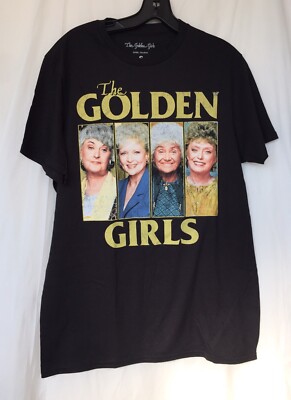 The Golden Girl s Men s Unisex T Shirt Vintage Look Black Sz S New Without Tags