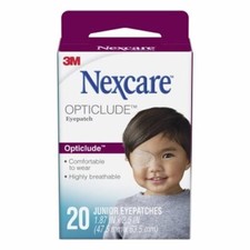 Nexcare Opticlude Eye Patch Orthoptic 5 X 6 cm Adhesive Box Of 20 By 3M