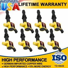 High Performance 8Pcs Ignition Coils For Ford F-150 4.6/5.4L 2004 2005 2006-2008