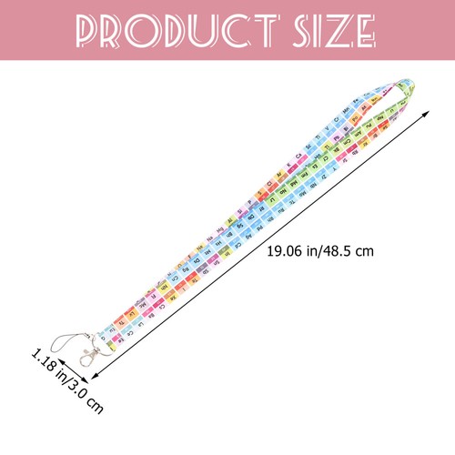 2 Pcs Educational Lanyard Keychain Decorative Cell Phone Cord Holder - 第 12/12 張圖片